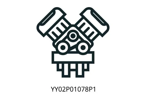 YY02P01078P1 MOUNT, RUBBER