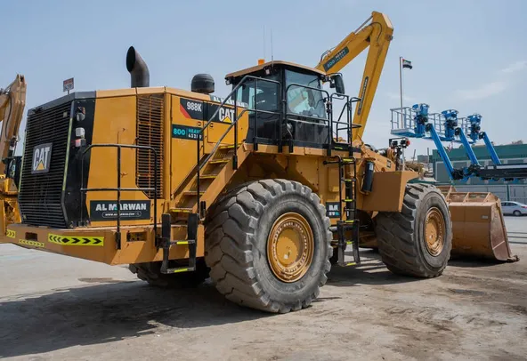 Caterpillar 988k Wheel Loader Right Rear Image