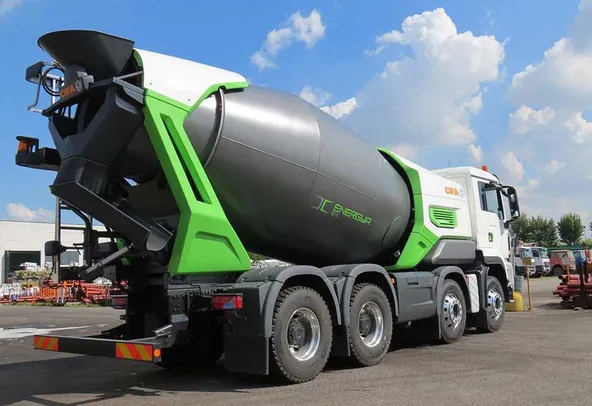 Cifa E9 Electric Mixer Truck rear view