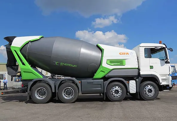 Cifa E9 Electric Mixer Truck Right side image