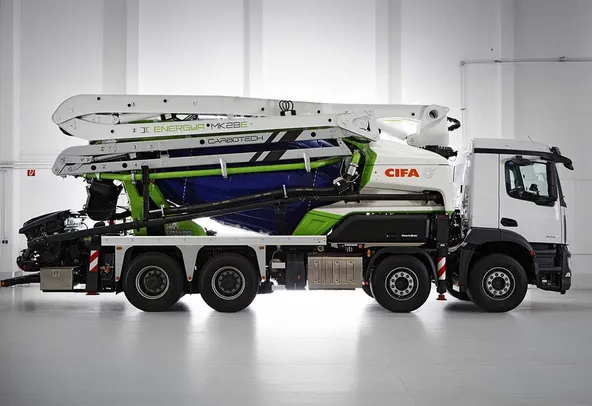 Cifa electric mixer pump right side view