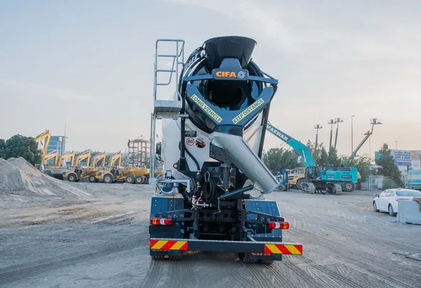 Cifa HD Series Concrete Mixer Rear View