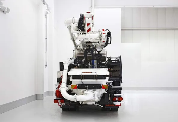 CIFA K24L concrete pump rear view