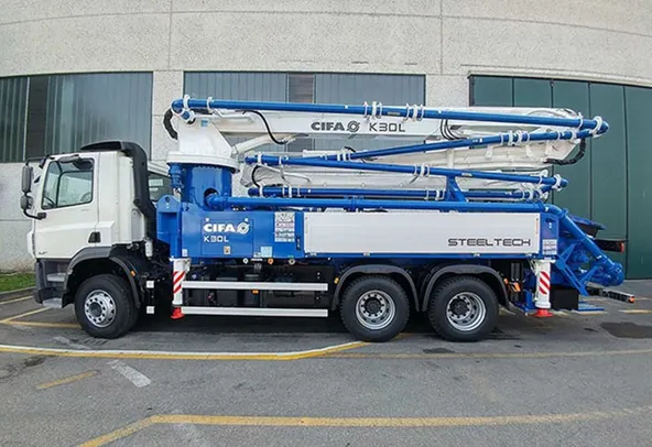 Cifa K30L Concrete Pump Truck left side view