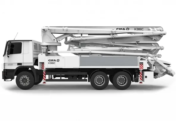 Cifa K36C Concrete Pump Truck Left Side View
