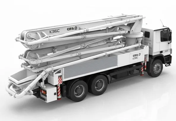 Cifa K36C Concrete Pump Truck Side View
