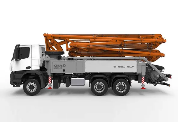 Cifa K36L-5 Concrete Pump left side view