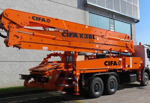 Cifa K38L Concrete Pump Truck rear right view