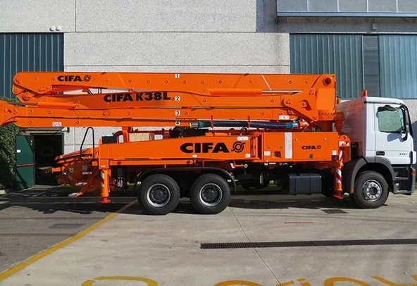 Cifa K38L Concrete Pump Truck right side view