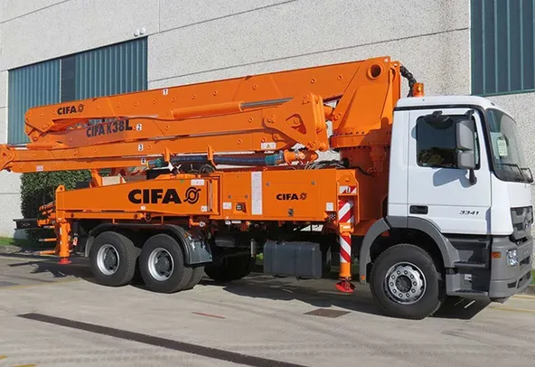 Cifa K38L Concrete Pump Truck side view