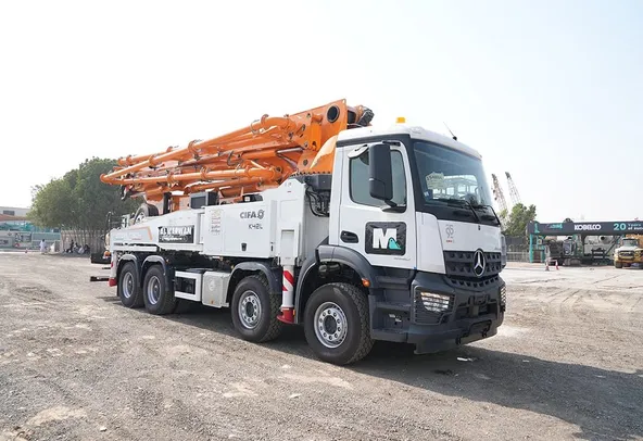 Cifa K42L Concrete Pump Truck Front Right View