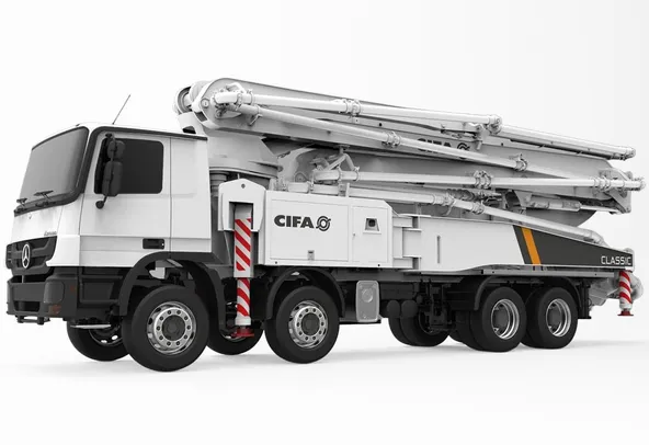 Cifa K43C Concrete Pump Truck Front Left View