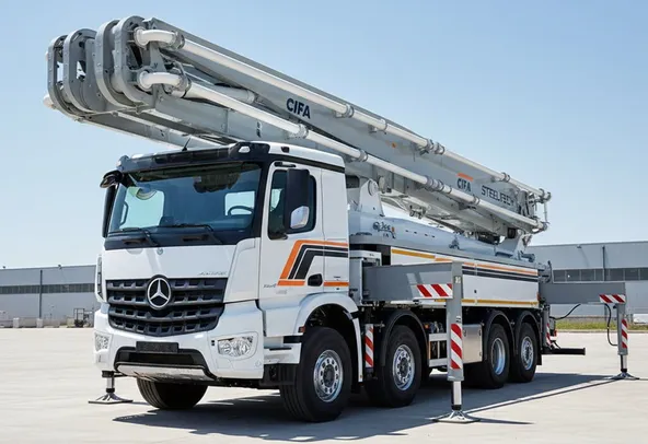 Cifa K50C Concrete Pump Truck Front Left View
