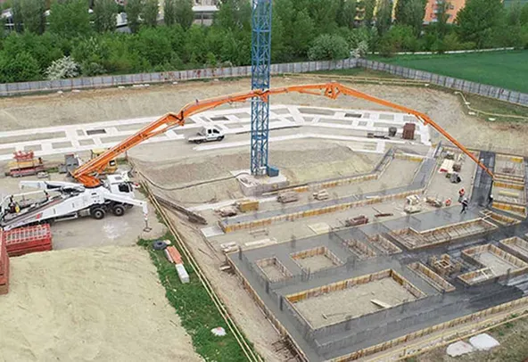 Cifa K50L Concrete Pump Truck boom long reach