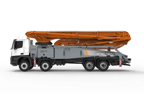 Cifa K50L Concrete Pump Truck Left side view