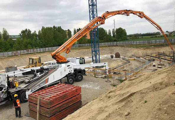 Cifa K50L Concrete Pumping application