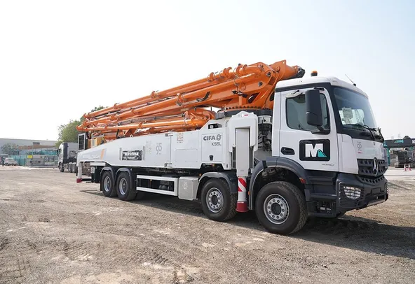 Cifa K56L Concrete Pump Truck Front Right View