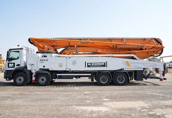 Cifa K56L Concrete Pump Truck Left side image