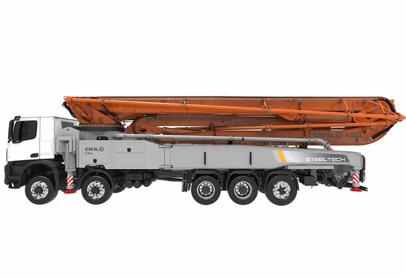 Cifa K61L Concrete Pump Truck Side View