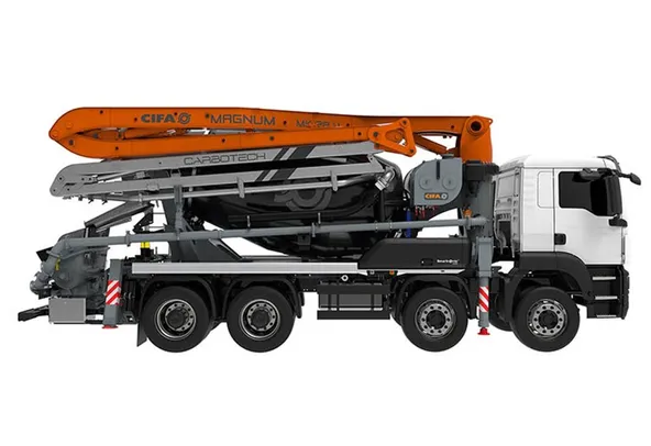 Cifa MK28H truck mixer pump side view