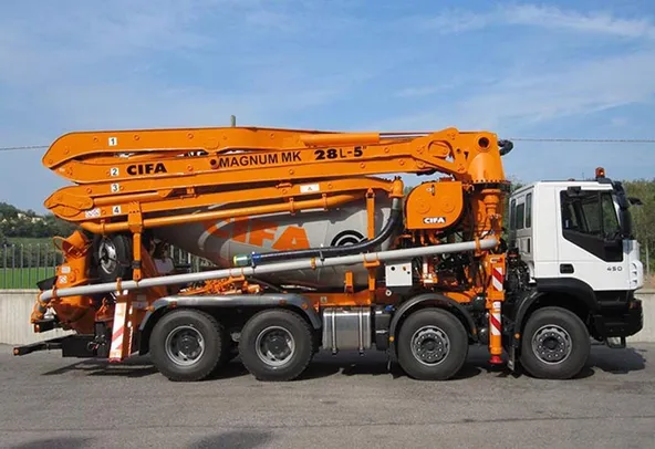 cifa mk28L-5 mixer pump truck right side