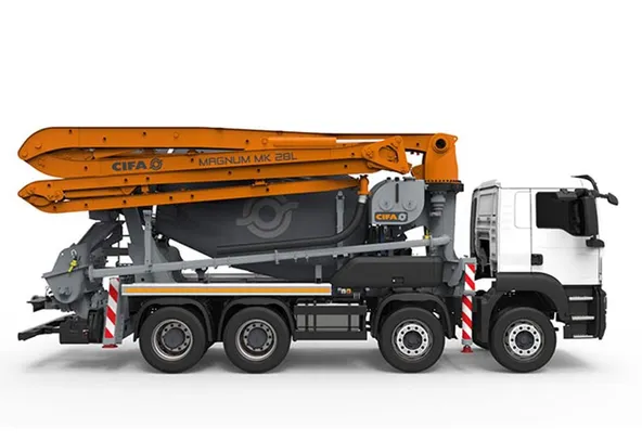 Cifa MK28L truck mixer pump right side