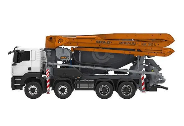 Cifa MK32L truck mixer pump Left Side view
