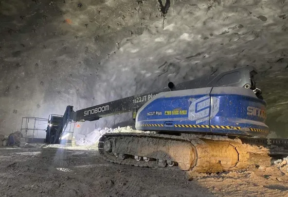 Crawler Telescopic Boom Lift TB22JT Project