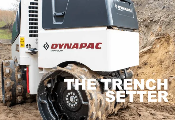 New Dynapac D.ONE Trench Roller | Al Marwan