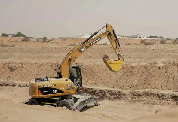 Wheeled Excavator, 17 ton,  Standard Boom