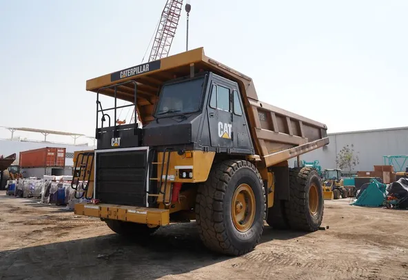 2018 Cat 773E Rigid Dump Truck- Front right view-Al Marwan