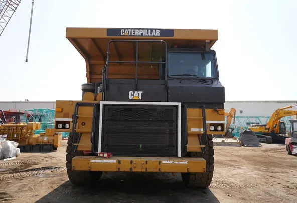 2018 Cat 773E Rigid Dump Truck- front view-Al Marwan