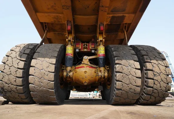 2018 Cat 773E Rigid Dump Truck- undercarriage view-Al Marwan