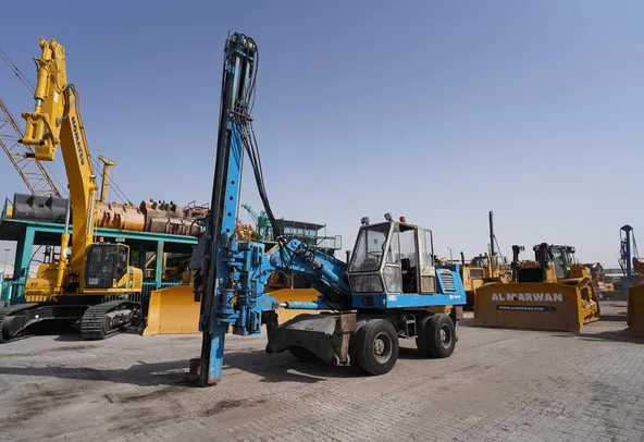 1977 O&K MH6 Bagger with ABI Piling Rig