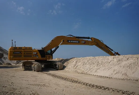 Rent Large 95 Ton Long Reach Track Excavators | Al Marwan