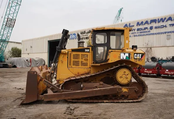 Caterpillar D6R Bulldozer left side view- Al Marwan Machinery
