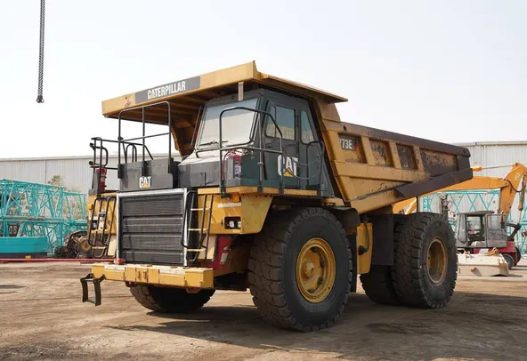 2018 Cat 773E Rigid Dump Truck- Front right view-Al Marwan