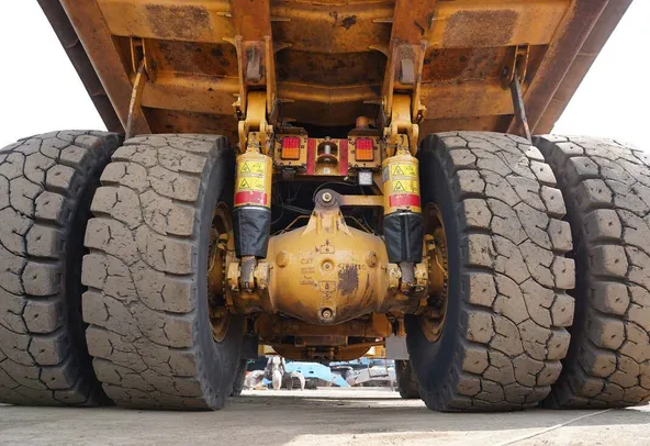 2018 Cat 773E Rigid Dump Truck- undercarriage view-Al Marwan