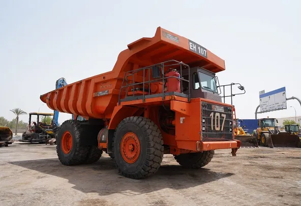 Rigid Dump Truck 2011 Hitachi EH1100-3 - front right view - Al Marwan Heavy Machinery