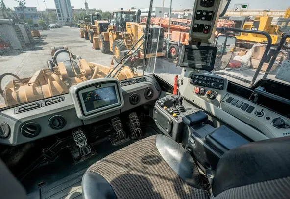 2020 Caterpillar 988K Wheel Loader Inside Cabin View