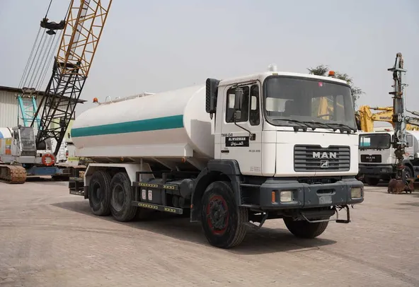 Used MAN 33.373DFC Water Truck-Efficient Water Distribution-Front-Right-View