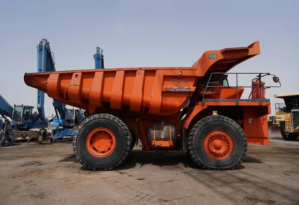 2011 Hitachi EH1100-3 Rigid Dump Truck right side view - Al Marwan Heavy Machinery