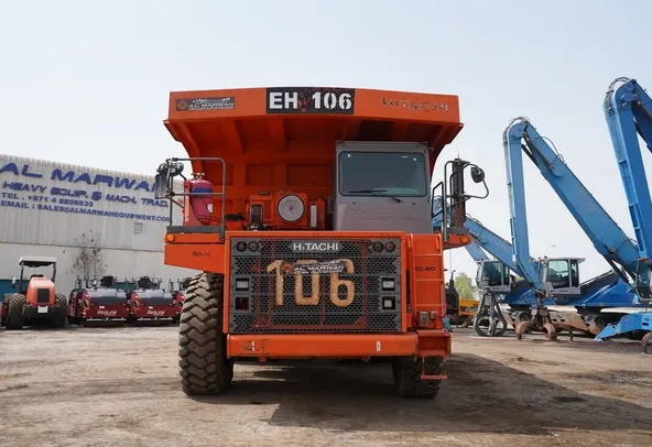 2011 Hitachi EH1100-3 Rigid Dump Truck front view - Al Marwan Heavy Machinery