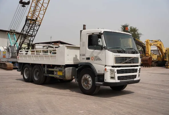 Volvo FM12 Cargo Truck 6x4 - Superior Traction-Spacious Bed-Front-Right-Image