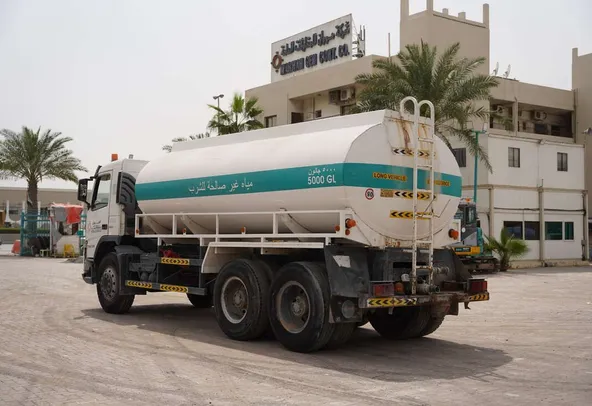 2005 Volvo FM12 6x4 Water Truck-Reliable Water Distribution-Rear-Left-Image