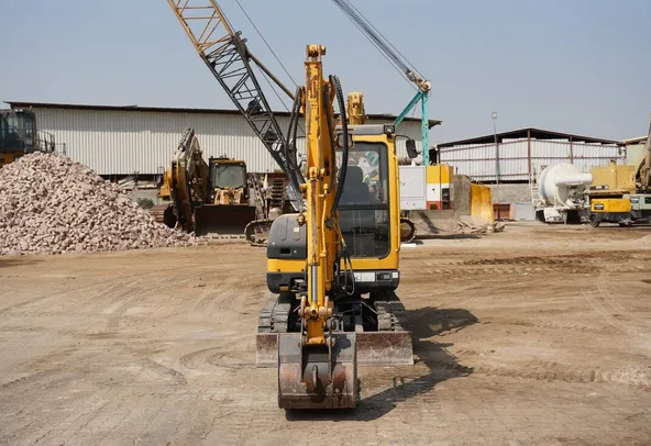 2017 Yuchai YC35-8 Mini Excavator- Front view- Al Marwan