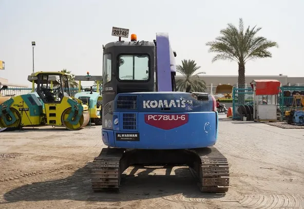 2001 Komatsu PC78UU-6 Mini Excavator EX-0326 | Al Marwan