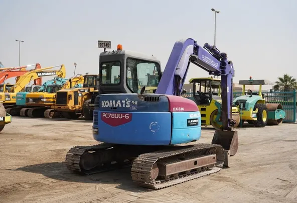 2001 Komatsu PC78UU-6 Mini Excavator EX-0326 | Al Marwan