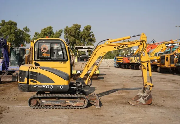 2017 Yuchai YC35-8 Mini Excavator- right side view- Al Marwan