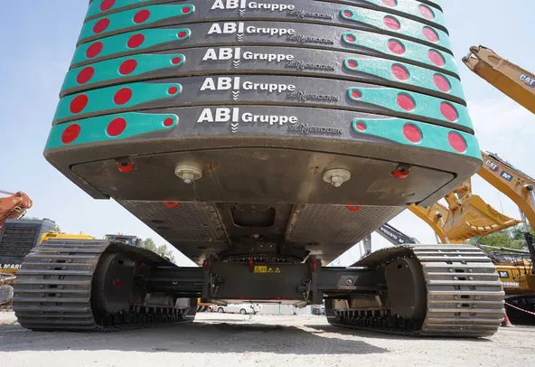 Piling Rig SR35-F with ABI Mobilram TM22-undercarriage-view